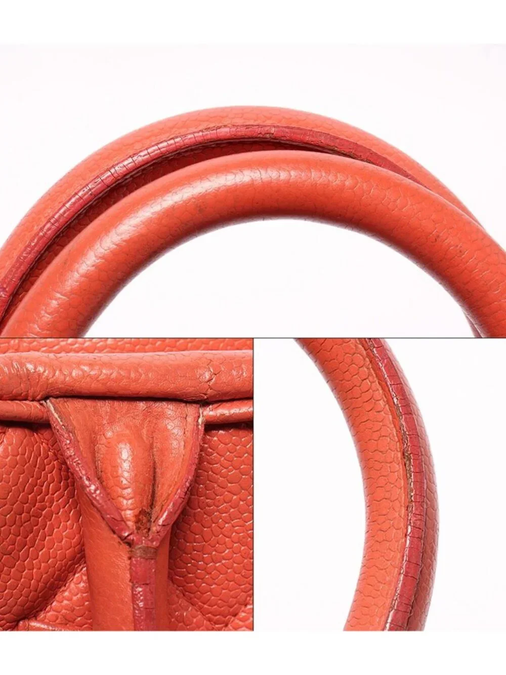 Chanel Handle Mini Boston Bag Quilted Gold